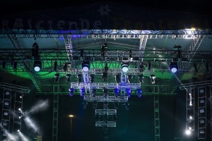 Ana Torroja lit with over sixty Chauvet fixtures