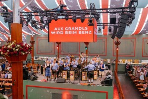 Mediapool setzt Martin Audio WPS in Oktoberfestzelt auf dem Cannstatter Wasen ein