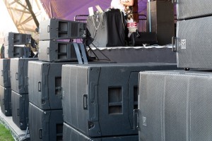 Martin Audio MLA on duty at Shambala