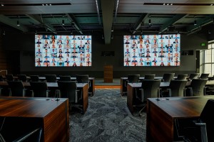 Sound Image transforms conference centre for Edwards Lifesciences with Christie