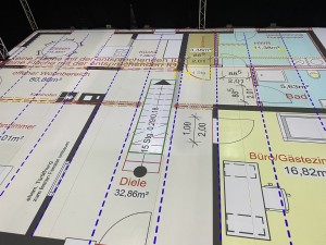 Vioso-Technologie für Gebäudeplanung in Lebensgröße