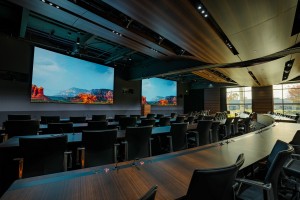 Sound Image transforms conference centre for Edwards Lifesciences with Christie
