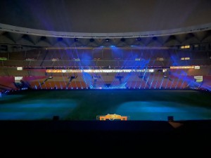 Ayrton Cobra and Perseo Beam illuminate 2025 Copa del Rey Final opening show