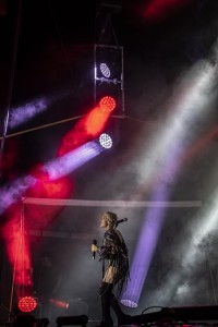 Ana Torroja lit with over sixty Chauvet fixtures